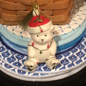 Lenox Santa bear ornament